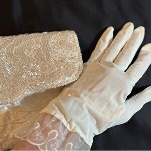 LaRegale Beaded Evening Bag and Gloves 1960’s